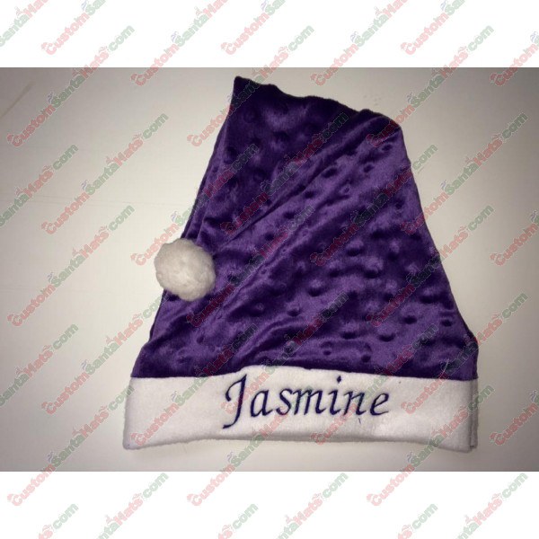 Purple Dot Santa Hat