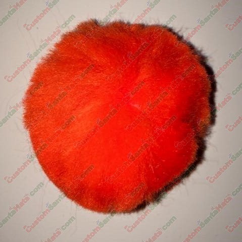 2" Orange Pom Pom
