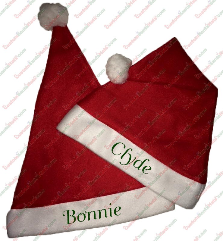 Bonnie & Clyde Santa Hat Combo