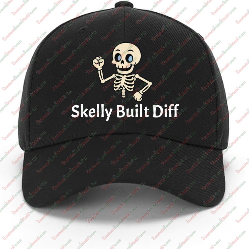 Skelly Built Diff - Cute Skelly Baseball Hat
