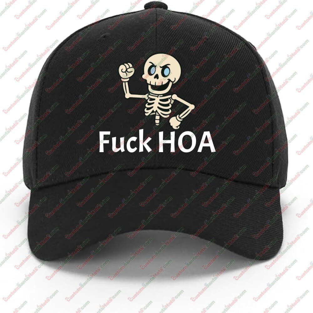 F**k HOA - Cute Skelly Baseball Hat
