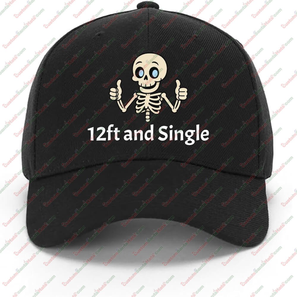 12ft and Single - Cute Skelly Baseball Hat