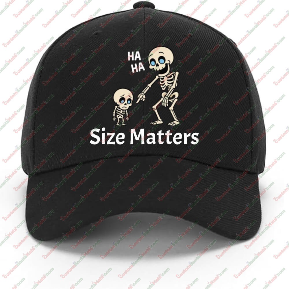 Size Matters - Cute Skelly Baseball Hat