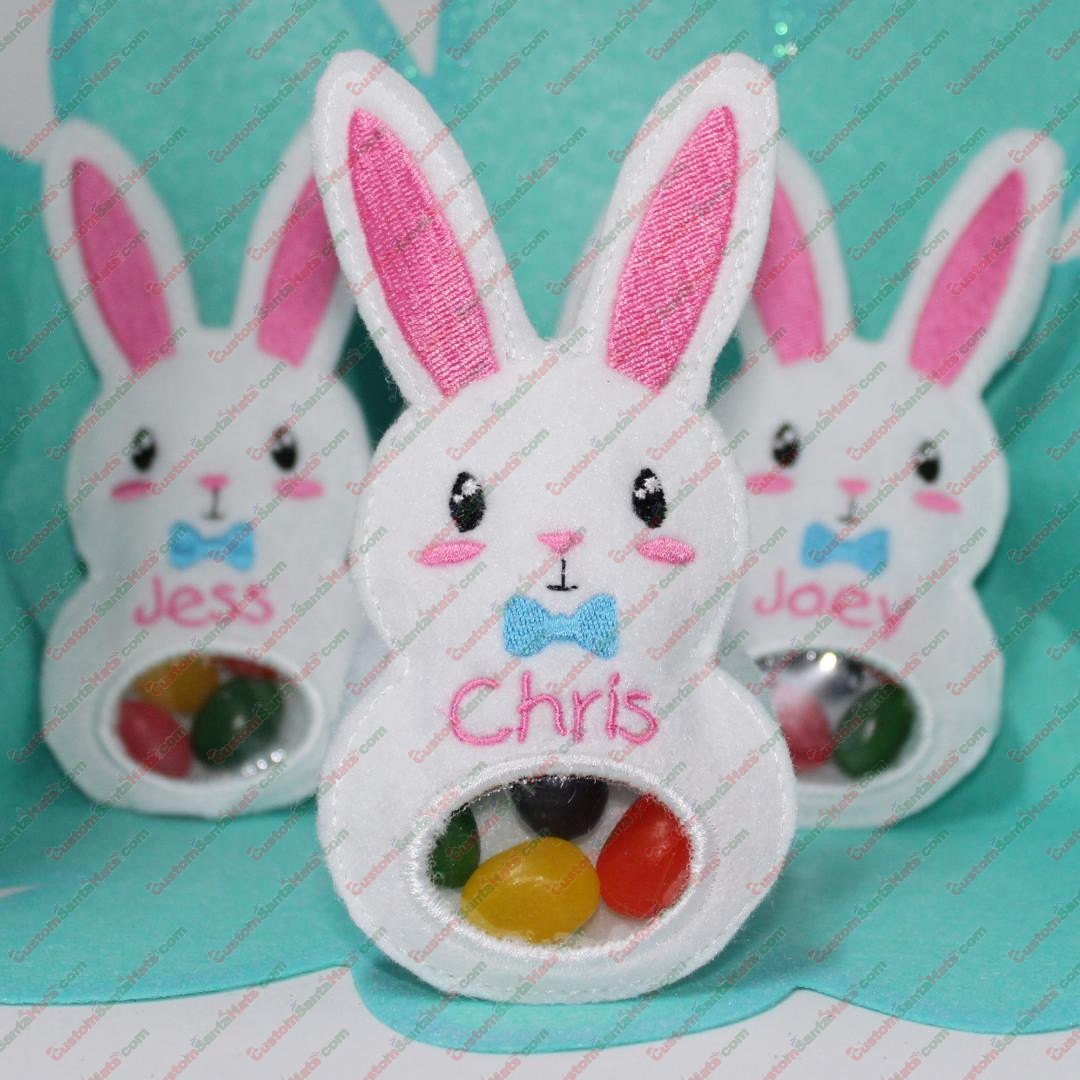 Felt Easter Candy Pouch Custom Name