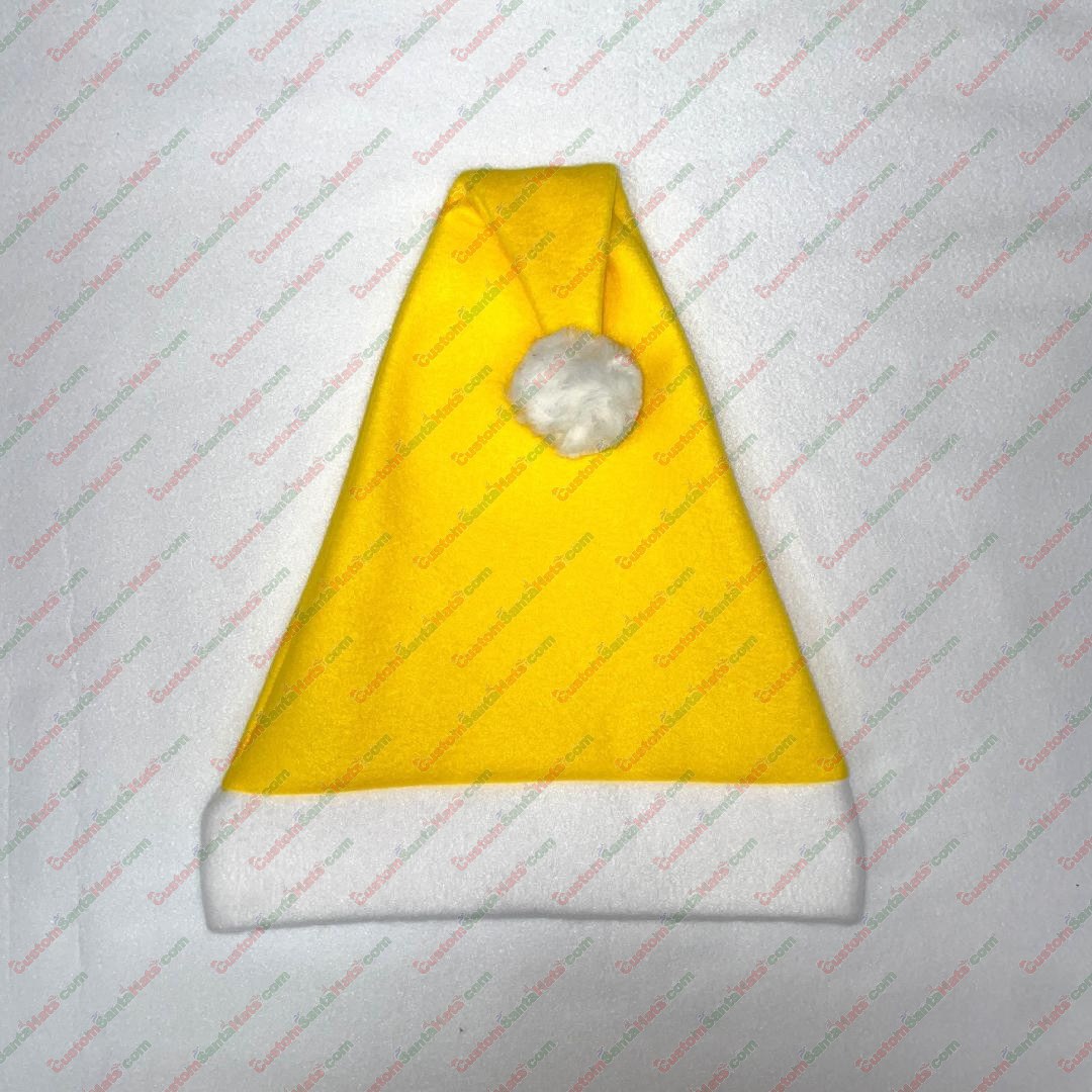 Lemon Yellow Santa Hat