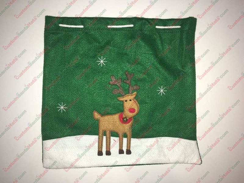 Deer Gift Bag Green