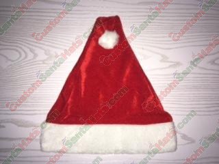 Fleece Santa Hat Plush Brim