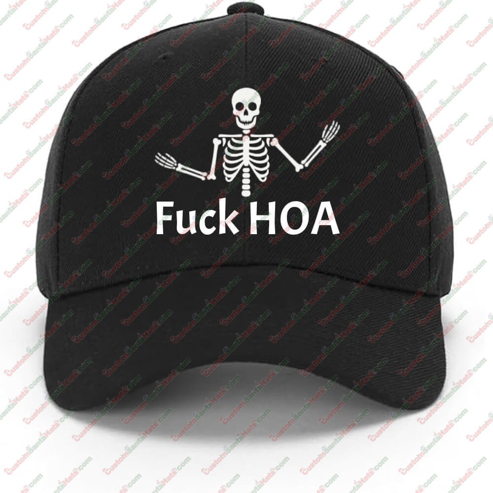 F**k HOA - Classic Skelly Baseball Hat