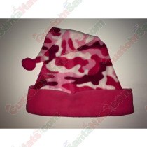 Camo Pink Santa Hat