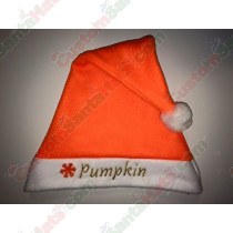 Orange Neon Santa Hat