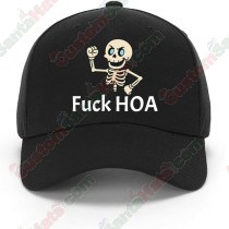 F**k HOA - Cute Skelly Baseball Hat