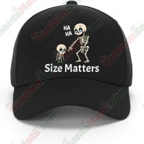Size Matters - Cute Skelly Baseball Hat