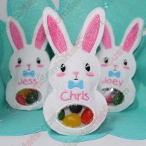 Felt Easter Candy Pouch Custom Name