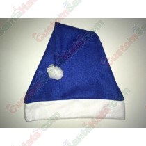 Fleece Blue Santa Hat SSF