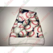 Baseball Santa Hat Fleece