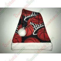 Basketball Santa Hat Fleece
