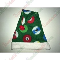 Billiards Santa Hat Fleece