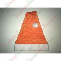 Orange Dot Santa Hat 