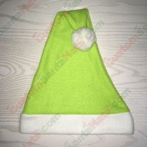 Lime Green Santa Hat