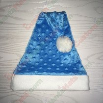 Blue Dot Santa Hat