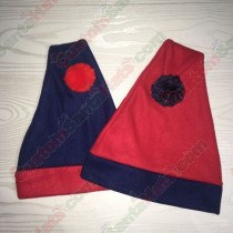 Red and Navy Santa Hat