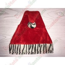 Zebra Red Santa Hat