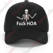 F**k HOA - Classic Skelly Baseball Hat