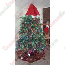 Santa Hat Tree Topper