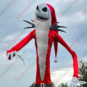 Santa Costume for 13 foot Skellington
