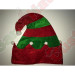 Red & Green Fleece Elf Hat