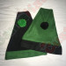 Green and Black Santa Hat