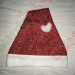 Red Sparkle Santa Hat