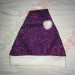 Purple Sparkle Santa Hat