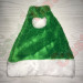 Light Green Plush Santa Hat