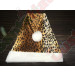 Ski Leopard Plush Santa Hat