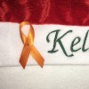 Orange Cancer/Support Ribbon - +$1.25