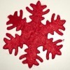 Snow Flake Name Charm Red