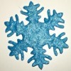 Snow Flake Name Charm Blue