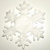 Snow Flake Name Charm White