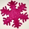Snow Flake Name Charm Pink