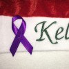 Purple Cancer/Support Ribbon - +$1.25