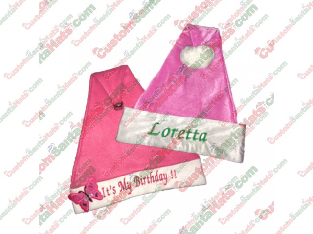 Pink Santa Hats