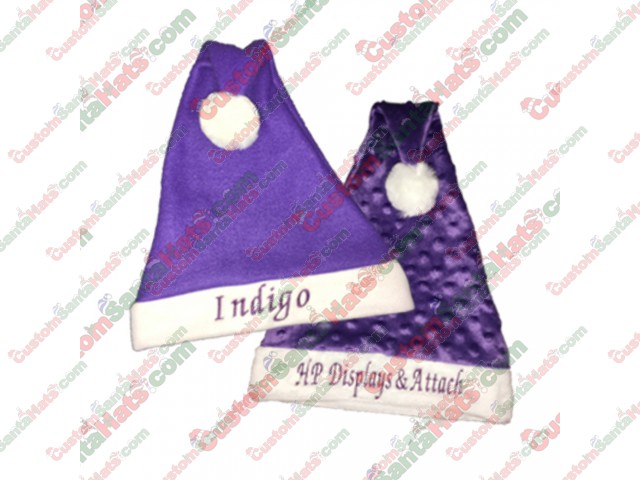 Purple Santa Hats
