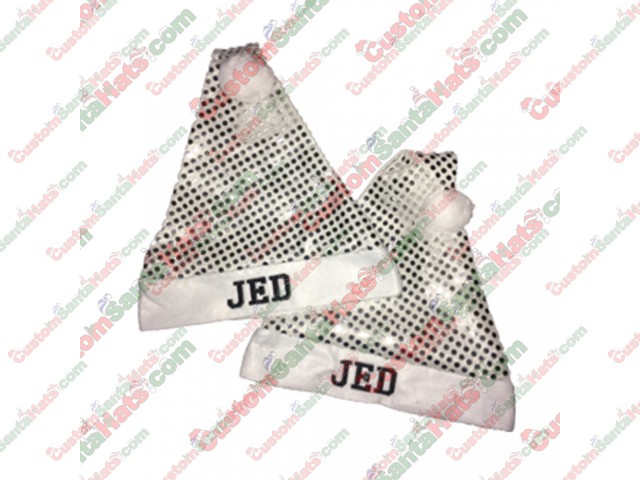 Silver Santa Hats