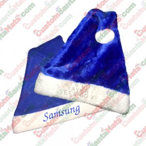 Blue Santa Hats