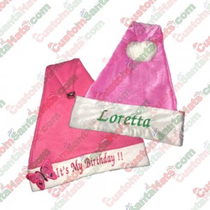 Pink Santa Hats
