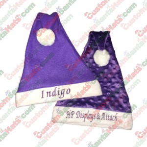 Purple Santa Hats
