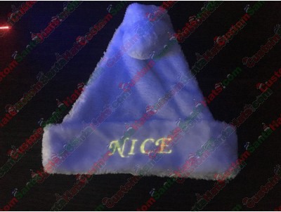 All White Santa Hat ID-4