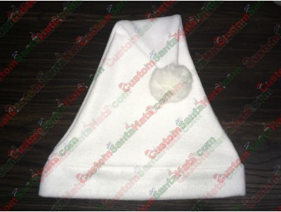All White Santa Hat ID-5