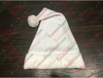 All White Santa Hat ID-9